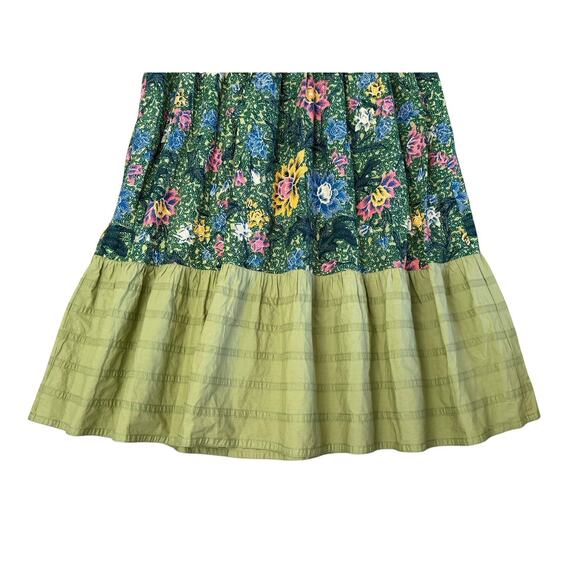 ANTHROPOLOGIE Zosime Halter Green Floral Maxi Dress Boho Size 8 MINT CONDITION - Picture 5 of 10